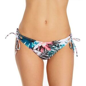 838 Raisins Haute Bloom Sweet Side Pant Swim Bottom WHITE MULTI sz M
